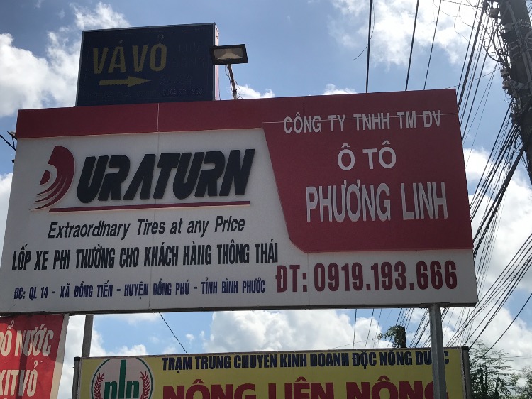 Công ty lốp ôtô phương linh